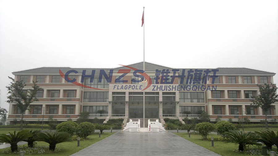 Shanghai Military Police Qingpu Training Base Flagpole