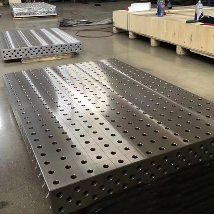 三维柔性焊接平台工装夹具 三维柔性焊接平板 多孔铸铁平台