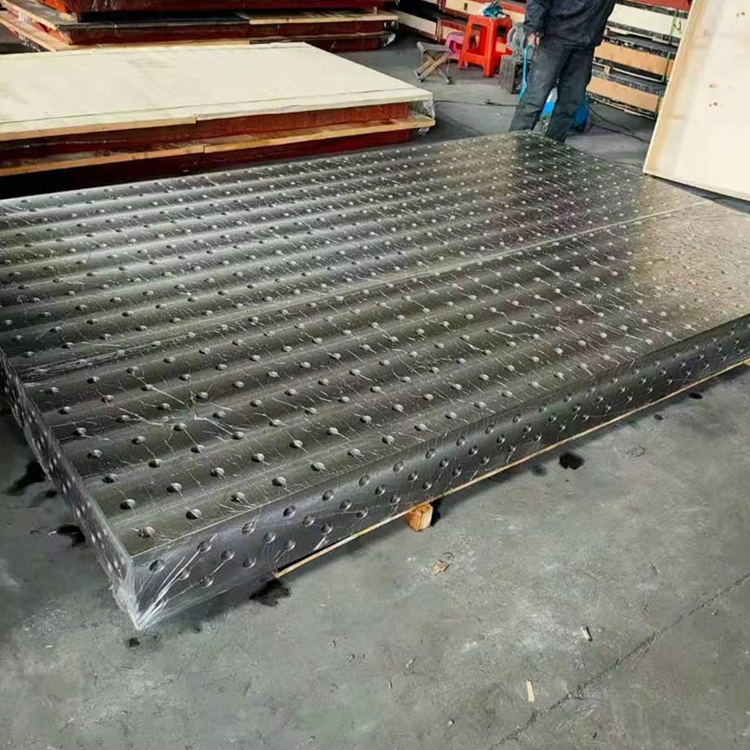 多孔定位机器人焊接平台 三维柔性焊接平台 铭铸按需定制