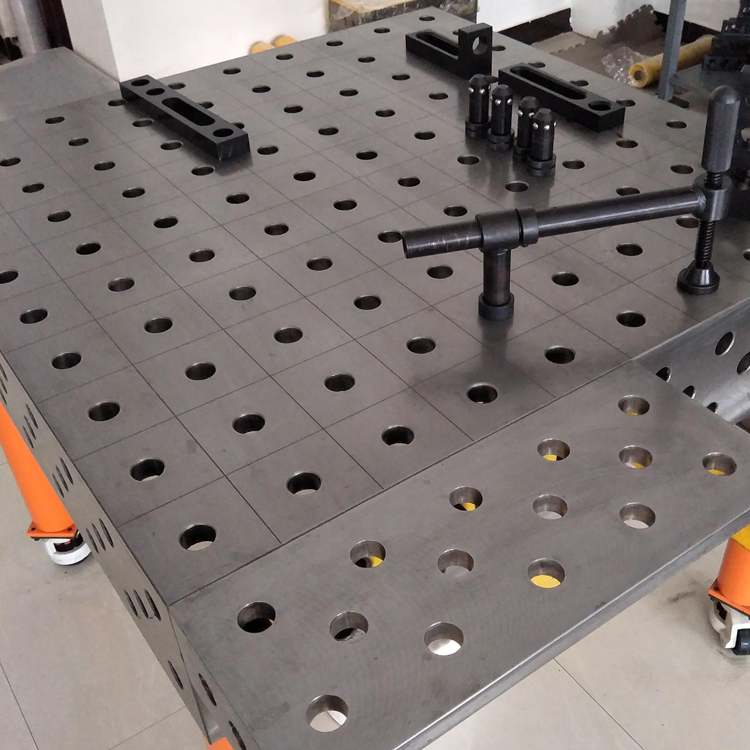 三维柔性平台定做 多孔平板机器人工作台 规格按需定制
