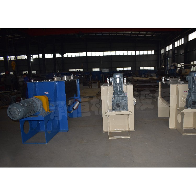 多功能珊瑚粉混合机双轴桨叶无重力混合机