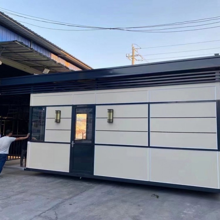 孟村移动岗亭学校门卫值班活动板房成品到现场