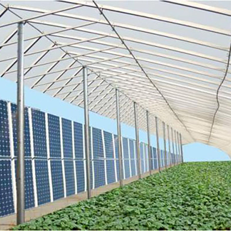 Solar greenhouse, sturdy and durable frame