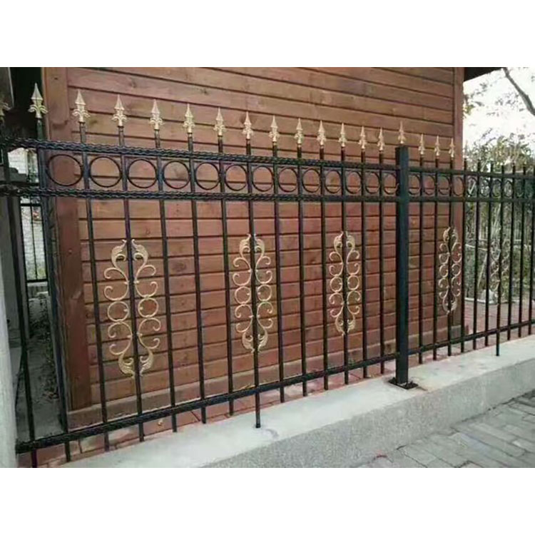 铁艺护栏 室外围墙防护栅栏