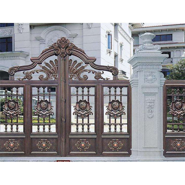 Aluminum Art Gate, Courtyard Aluminum Art Iron Gate, Villa Gate