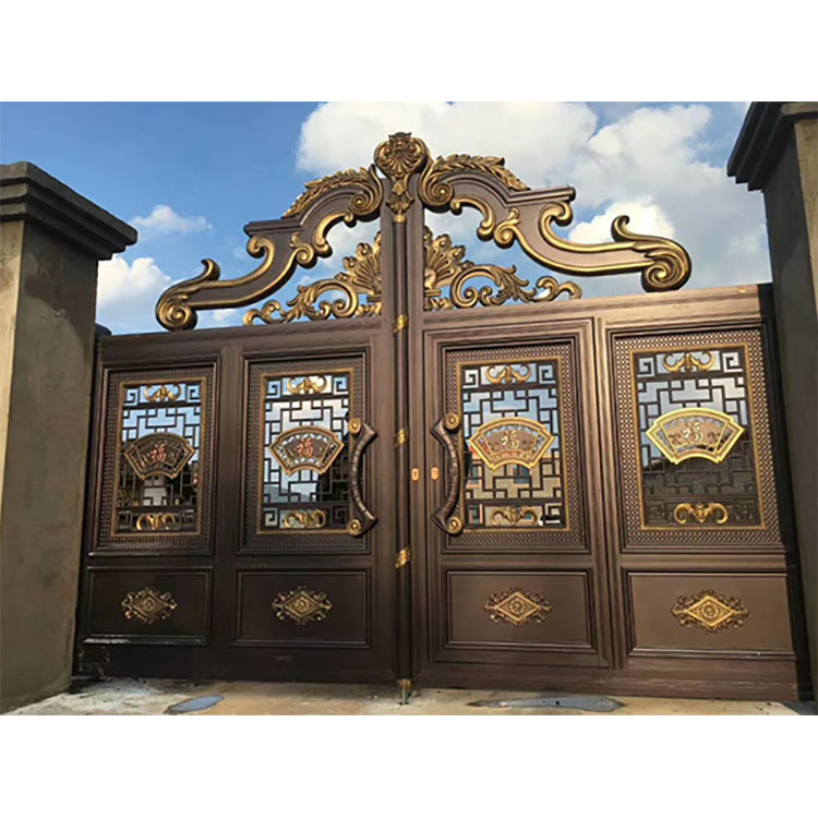 Aluminum Art Gate - Villa Courtyard Garden Aluminum Gate