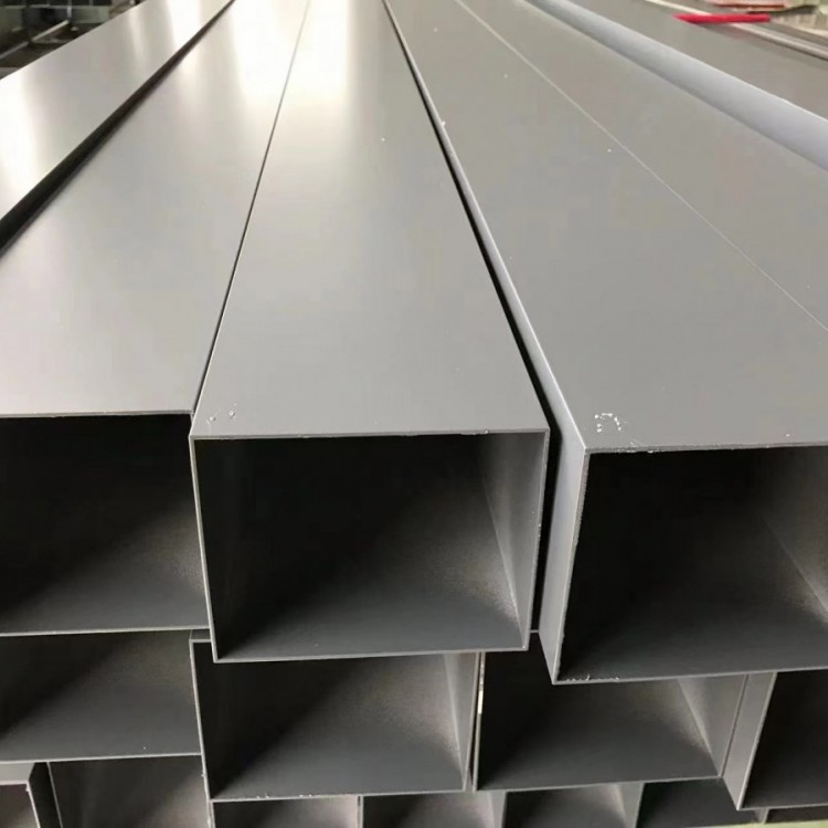 天花吊顶铝方管-凹槽铝方管-皓途铝业