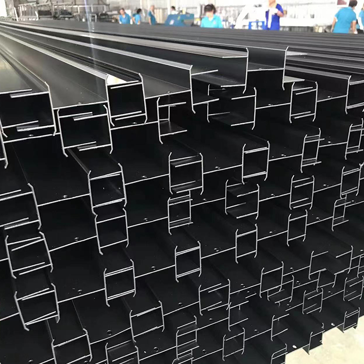 天花吊顶铝方管-凹槽铝方管-山东帝万佳