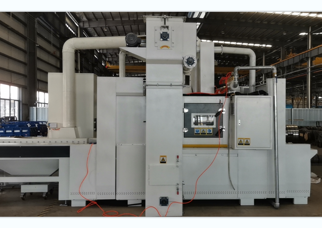 Tumbler type sandblasting machine