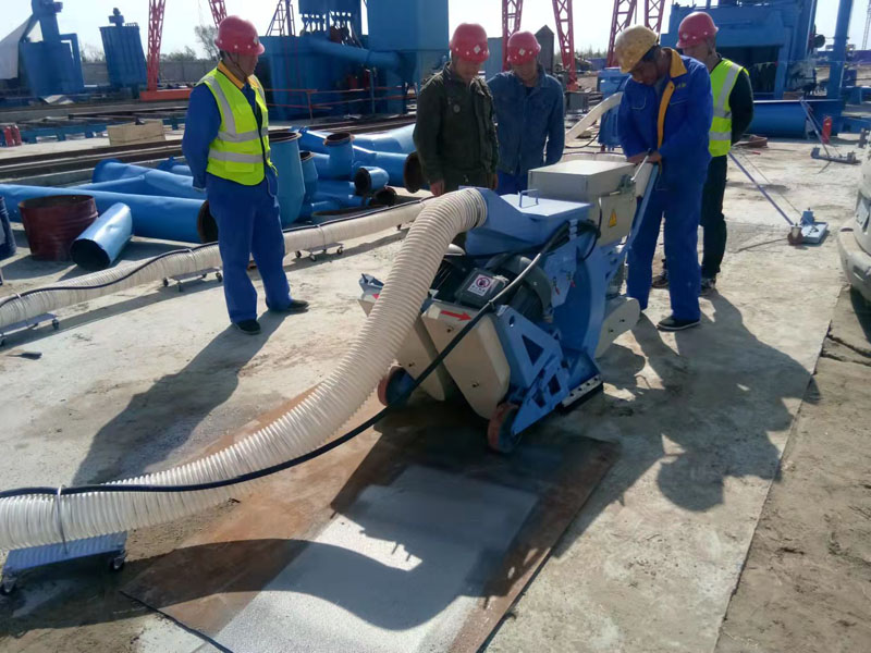 移动式路面抛丸机