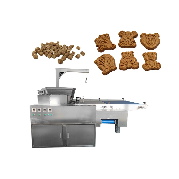 时产500公斤低温烘焙粮设备 鲜肉冷压粮成型机