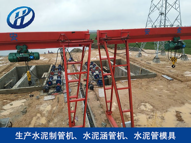 离心式水泥制管机 设计紧凑合理