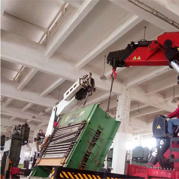 Large press machine equipment hoisting and transportation
