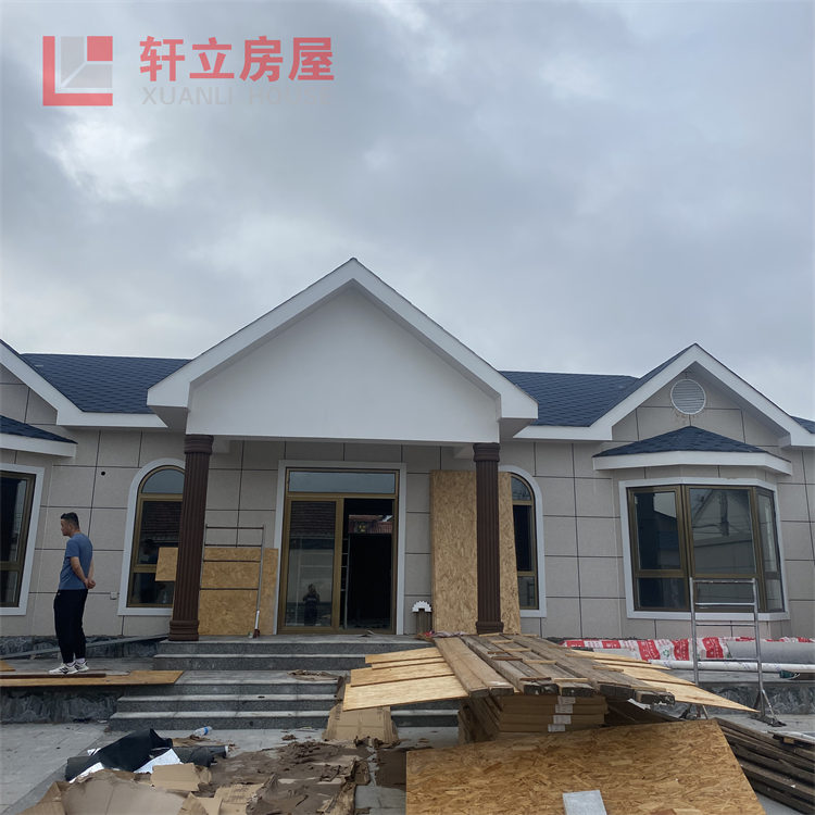 一层养老房盖轻钢房屋设计