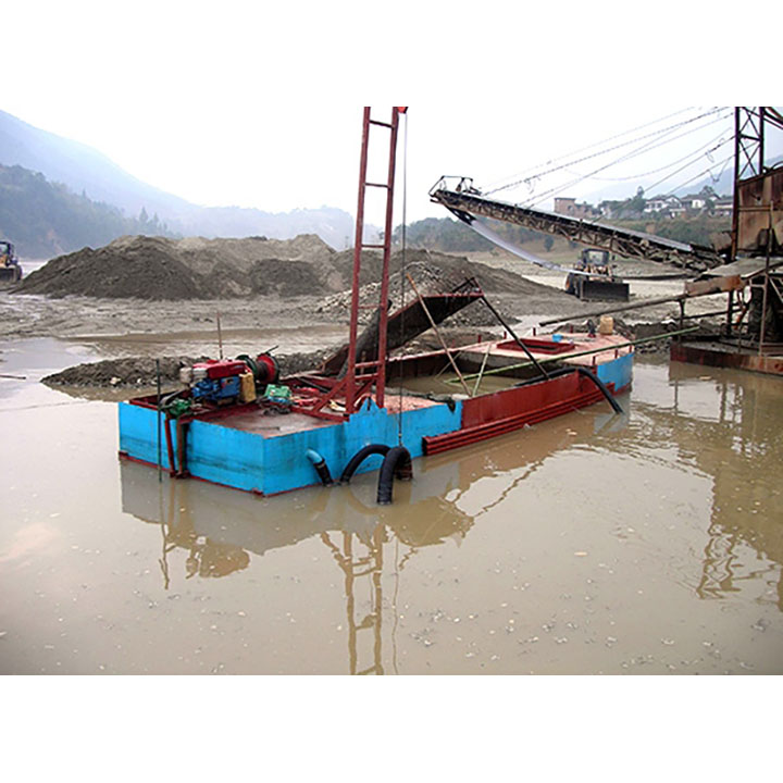 Sand dredger, high yield