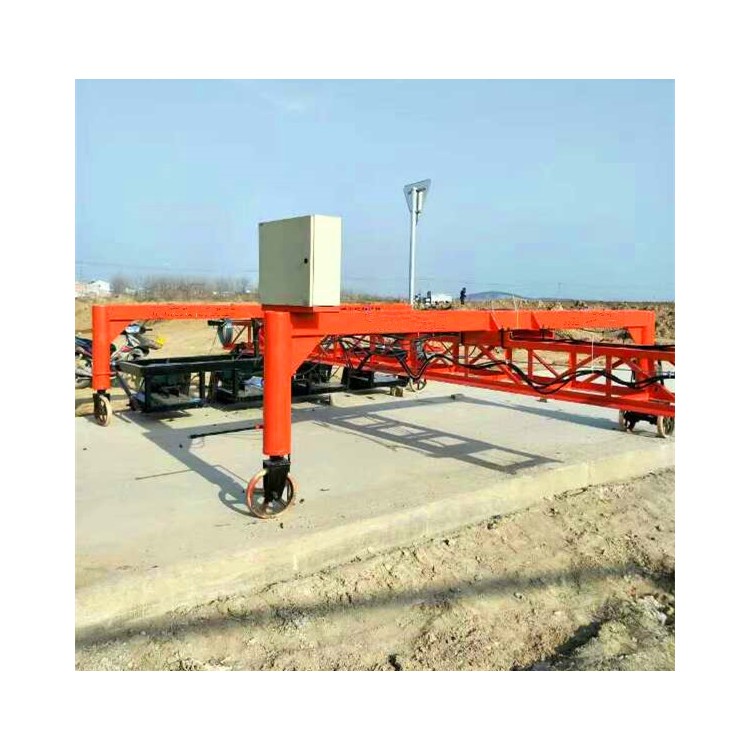 机场地坪防滑纹切割机 双副路面刻槽机 自动行走刻纹机