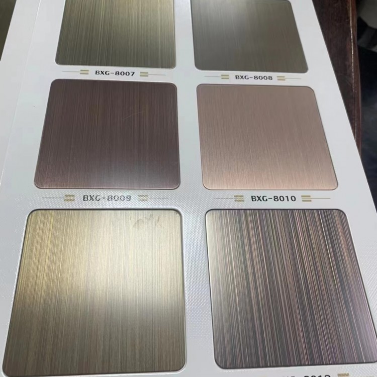 不锈钢彩板 质量过硬厂家直销可来图定制