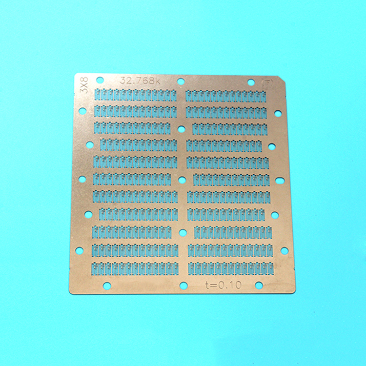 蚀刻腐蚀加工3X8晶片镀膜夹具之中副掩膜片