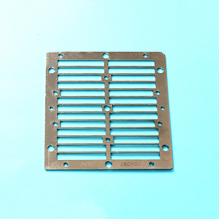 高精密蚀刻腐蚀加工2X6晶片镀膜夹具之底板