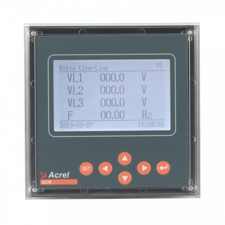 安科瑞120面板式电能表ACR330ELH谐波监测全电量