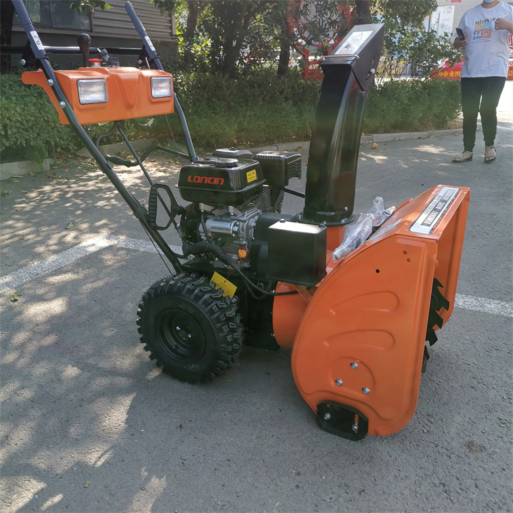 13马力手推抛雪机 多档变速 抛雪角度可调扬雪机