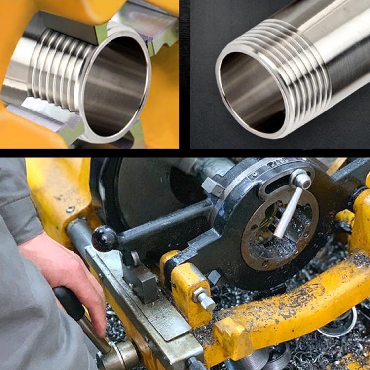 4-inch 100-type Seamless Steel Pipe Threader, Fire Pipe Thread Cutting Machine, Plumbing Pipe Threader