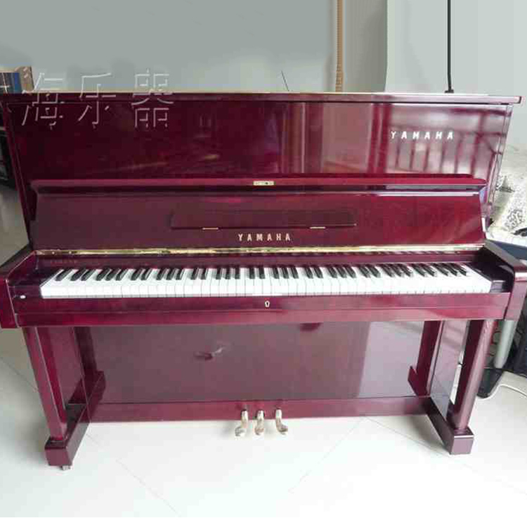 YAMAHA U1D酒红色
