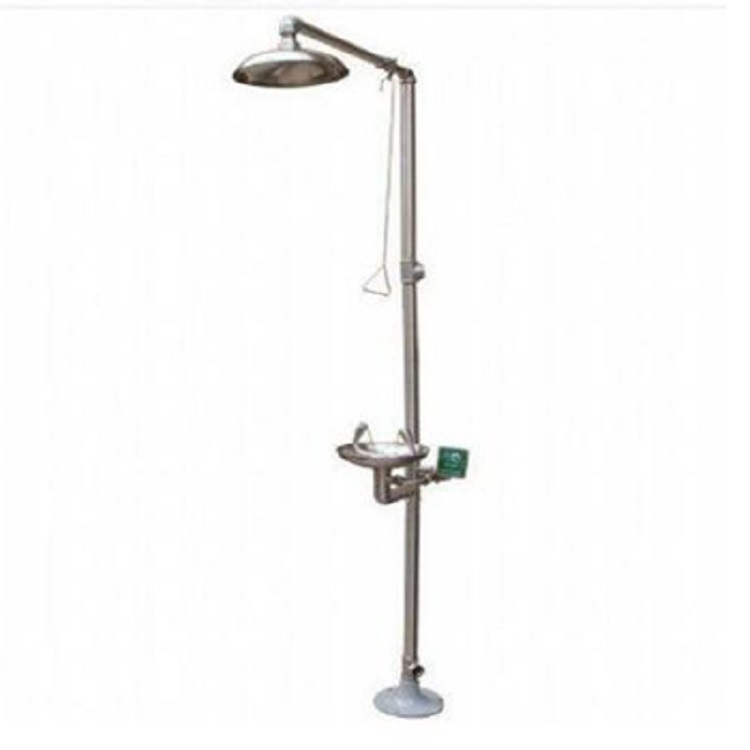 V-XYQ-FⅠ型脚踏防冻复合式喷淋洗眼器