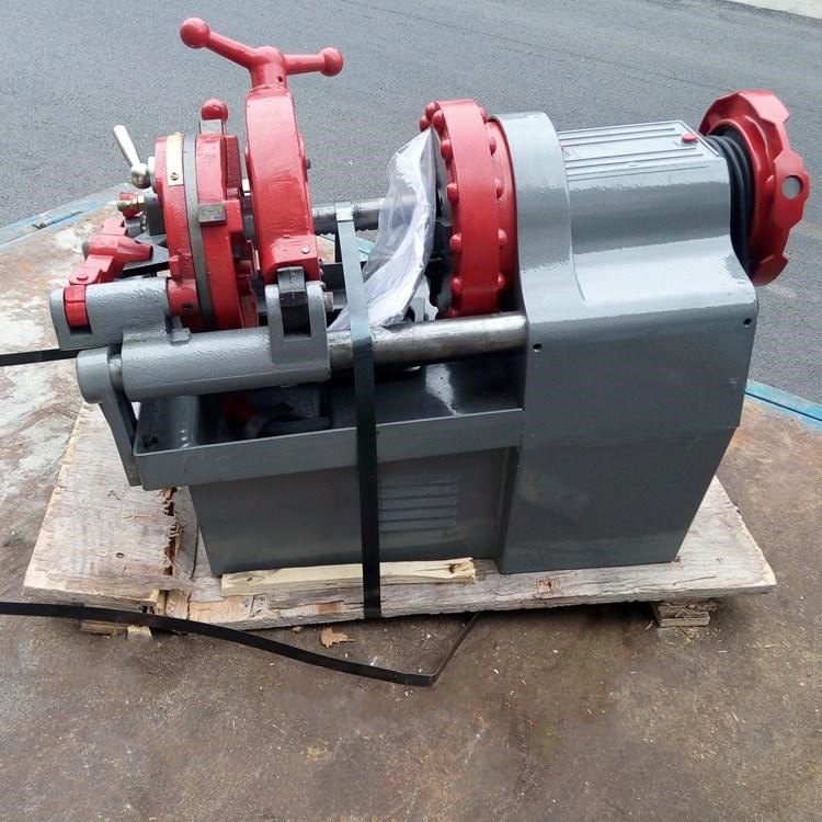 Electric Multi-functional Pipe Threader, 2-6 inch Fire Hose Pipe Threading Machine, External Thread Pipe Cutting Machine