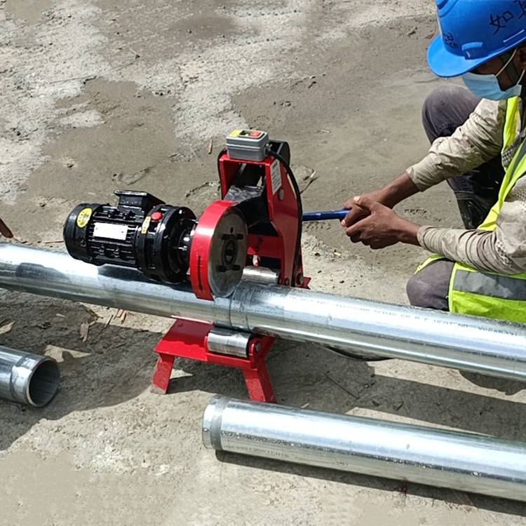 20-250mm Seamless Steel Pipe Cutting Machine, Electric Hydraulic Pipe Cutting Machine for Water and Heating Pipes