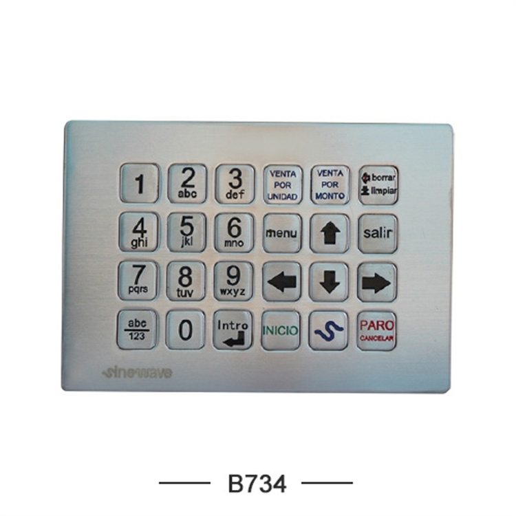 工业矩阵式数字键盘B734