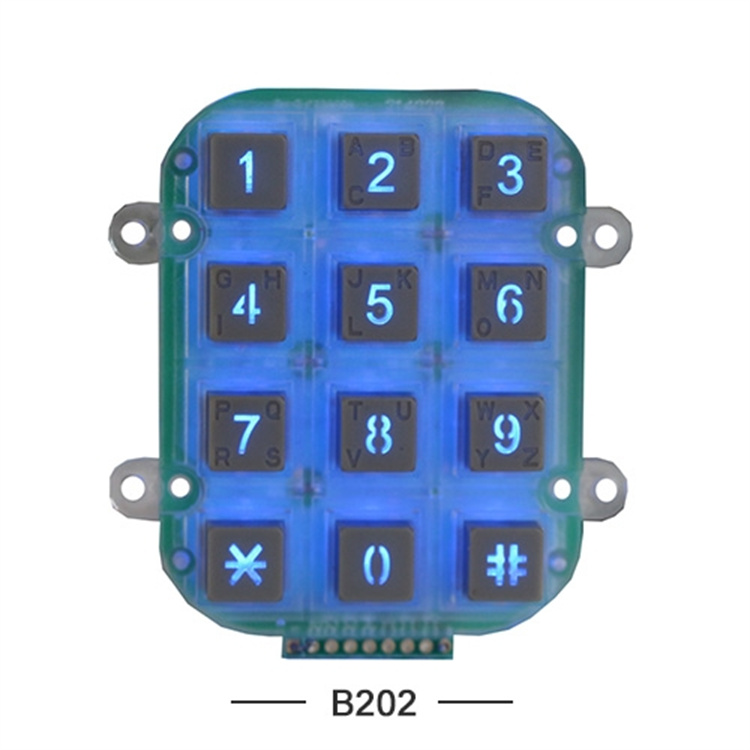 防水防暴电话机键盘B202