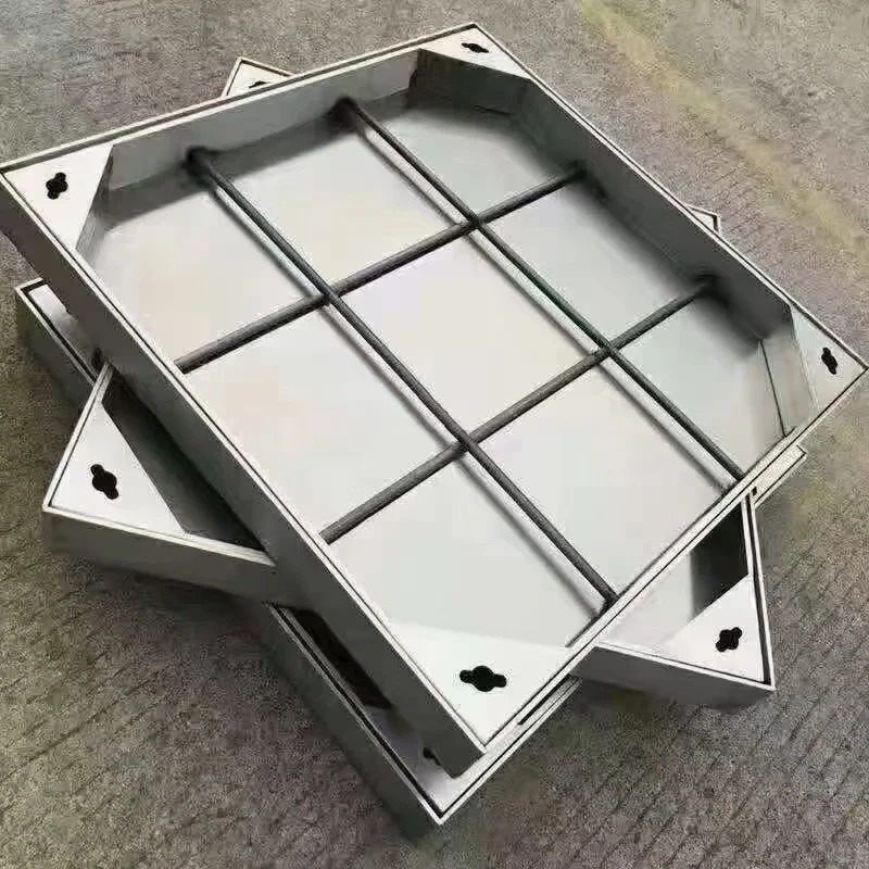 Submerged 304 stainless steel invisible manhole cover