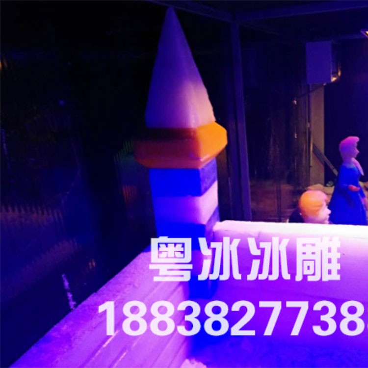 冰雕展制作现场