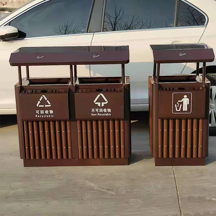 钢制垃圾箱生产 移动方便