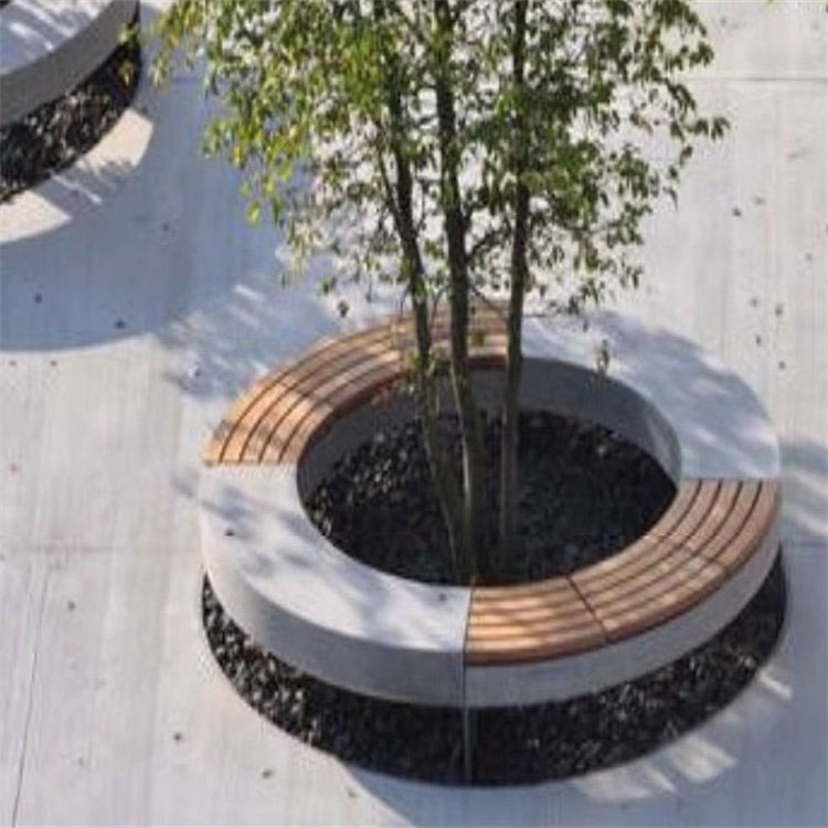 玻璃钢树池 异形坐凳户外种植