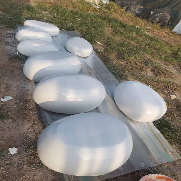 大型鹅卵石造型坐凳 广场园林景观美陈摆件