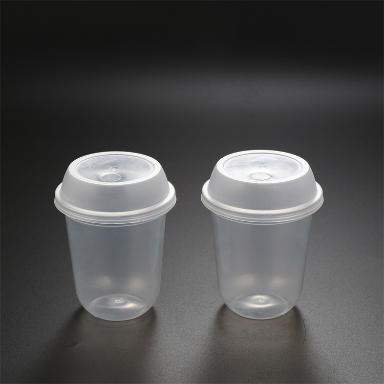 一次性塑料杯 透明圆形饮料布丁酸奶杯定制