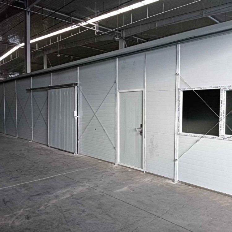 蒲城项目部K式房拆装搬迁夹芯板活动房