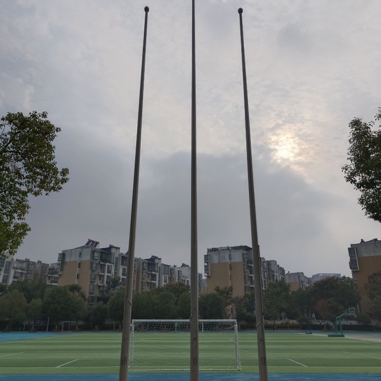 吳忠市學校旗桿操場旗桿寧夏吳忠企業定制旗桿