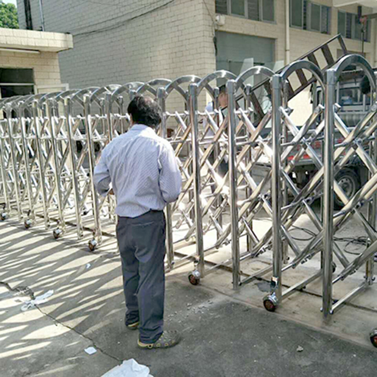 东莞虎门电动伸缩门工程案例