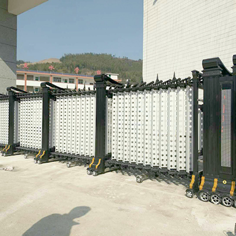 东莞虎门电动伸缩门案例