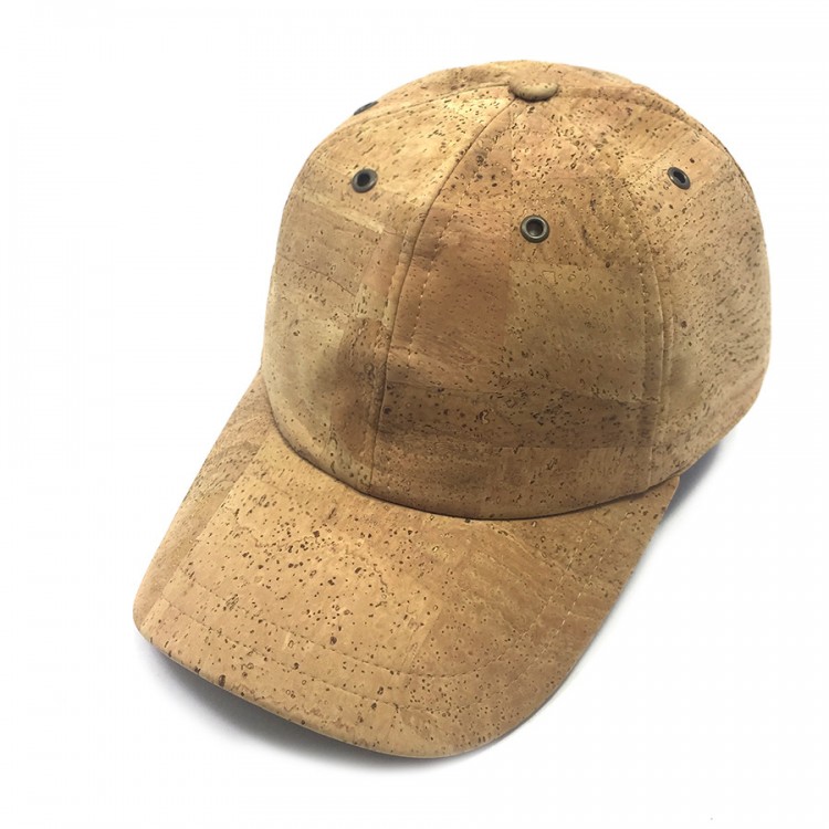 木纹皮革布鸭舌帽