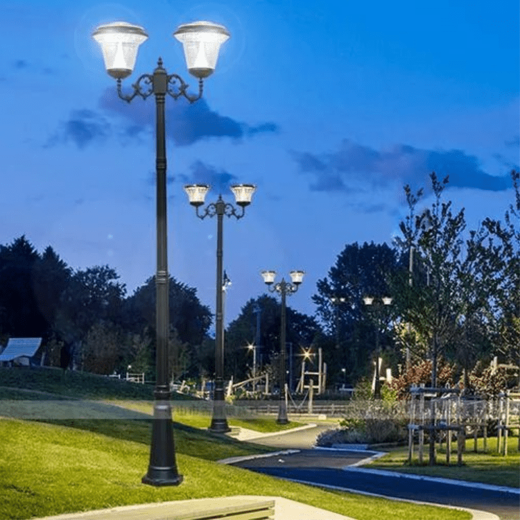 太阳能庭院灯生产厂家LED庭院灯园林景观庭院灯来图定制
