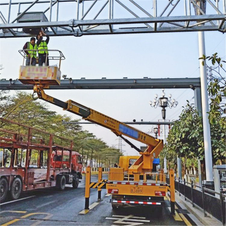 外墙高空作业车出租电话 隧道维护路灯车租赁