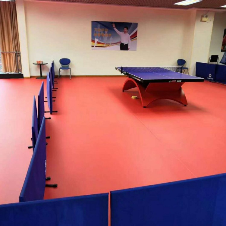 家用乒乓球塑胶地板 健身房运动地胶