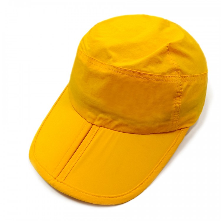 黄色户外运动帽
