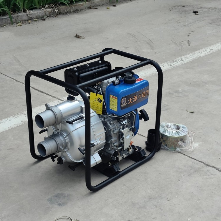 小型移动式2-6寸柴油水泵自吸式柴油污水泵消防泵高扬程