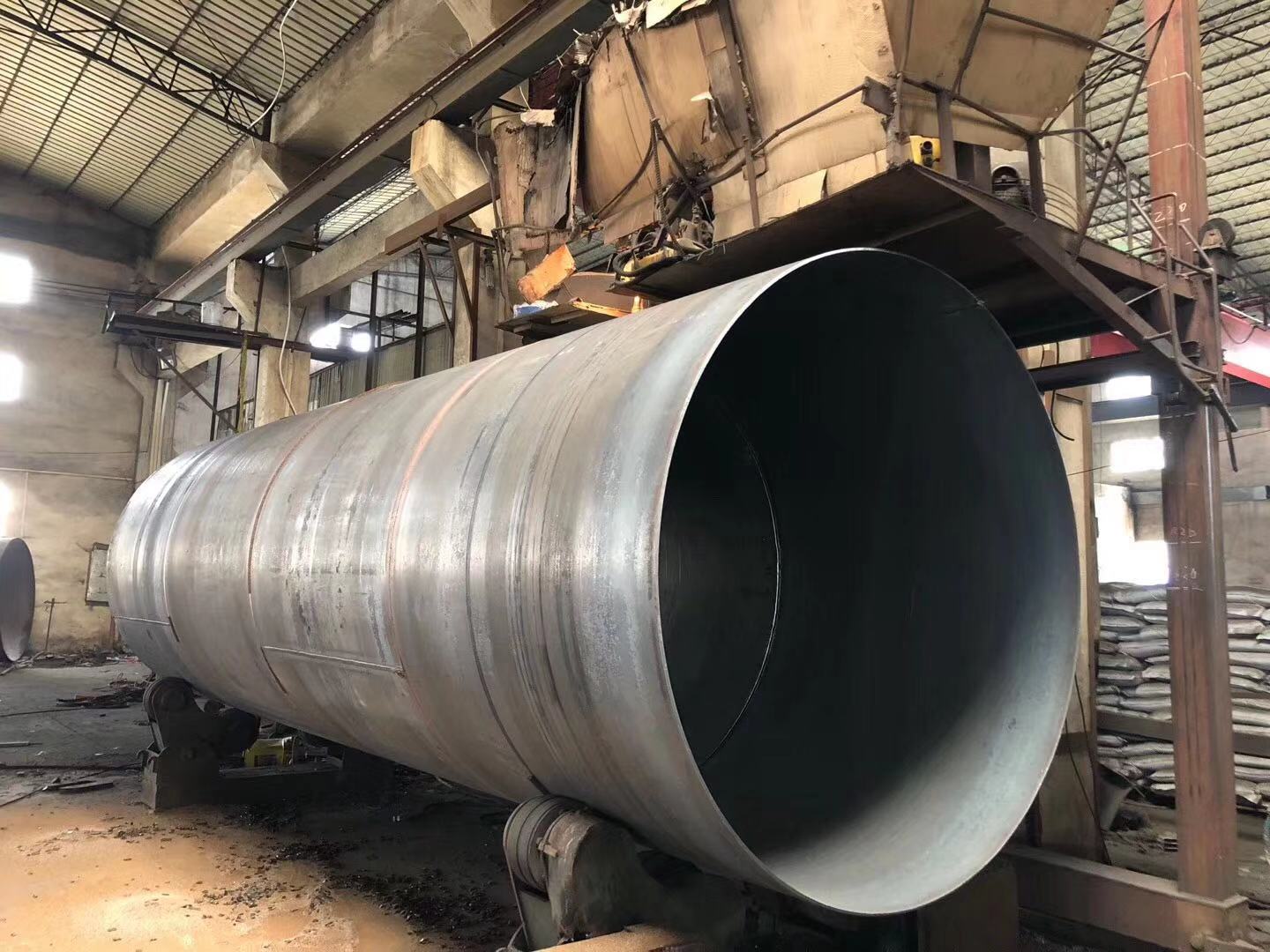 大口径螺旋钢管 螺旋管双面埋弧焊钢管 大口径钢护筒钢板卷