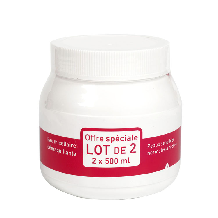 White jars, heat shrinkable film